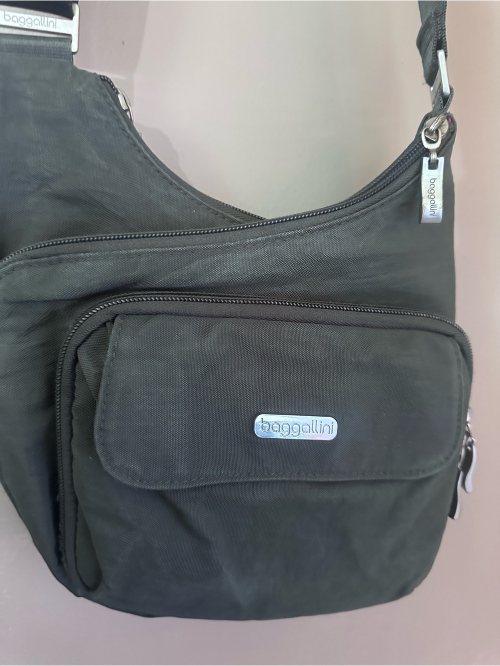 Baggallini   Nylon Crossbody with Front Pocket never used